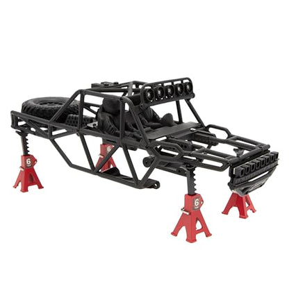 MEUS Racing MB18 TRX4M Body & Chassis Kit for Traxxas TRX4M Defender Bronco K10 F150 High Trail 1/18 RC Crawler Upgrades Parts (Green&Purple) - color: Green&purple