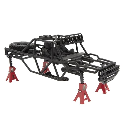 MEUS Racing MB18 TRX4M Body & Chassis Kit for Traxxas TRX4M Defender Bronco K10 F150 High Trail 1/18 RC Crawler Upgrades Parts (Green&Blue) - color: Green&blue