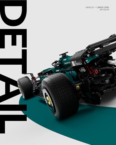 Nifeliz AM24 Formula 1 Racing Car Building Set, NF10279 | 1:8 Scale Collectible Set for Adults, Authentically Detailed Build and Display Model for Home or Office Décor