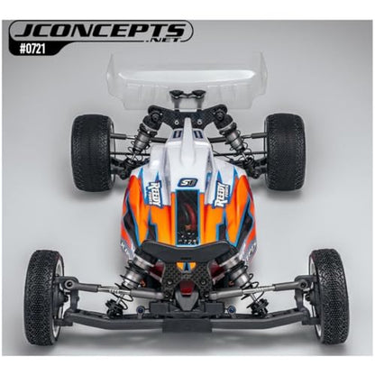 J Concepts 0721 Dragonator RC10B7.1 | RC10B7.1D Clear Body Shell w/Wing 1/10 Scale Off-Road Buggy Racing Upgrade