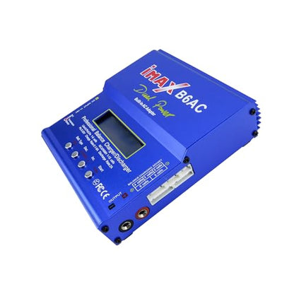 Sale B6AC Lipo Battery Charger Balance Charger Discharger RC Battery Charger with Dual AC/DC Power Supply for RC Car Plane Boat
