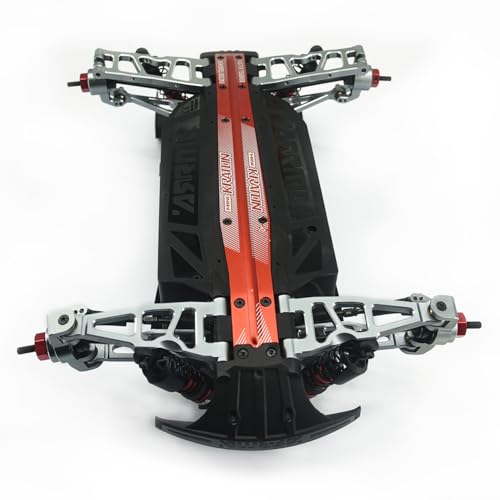 Hobby Details Aluminum Upgrade Parts Set for ARRMA Mini Kraton 4x4 1/16, Front & Rear A-Arms, Knuckle, Steering,Titanium Color (Front Lower Arm Set) - color: Front Lower Arm Set