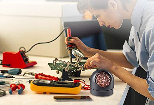 4-in-1 welding tool set, soldering iron tip cleaner + 0.6mm solder wire (1.76 oz / 50 g) + Rosin Solder Flux Paste (0.35 oz / 10 g), no-clean soldering core (2.0mm, 29.5 inches)