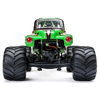 Losi 1/18 Mini LMT Grave Digger 2S 4X4 RTR Brushed Monster Truck Battery & Charger Included Green LOS01026T1