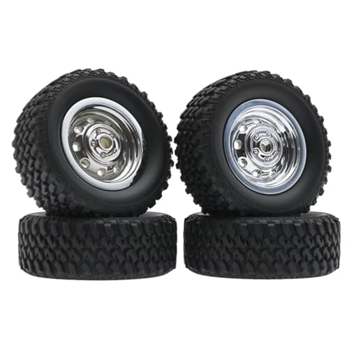 Compatible with MN78 1/12 RC Truck Car Upgrade Modification Replacement Parts Accessories 4pcs Wheel Tire Tyre RC Assortment