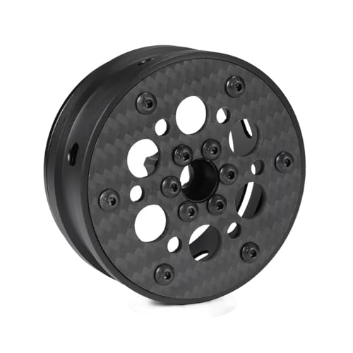 2.2 Beadlock Carbon Fiber Wheels Rims for 1/10 RC Crawler Cheater Rigs | Upgrade 4pcs,lightweight,beadlock no-glue design,For Capra SCX10 Pro TRX4 TF2 Element Enduro,improves climbing traction. - style: B