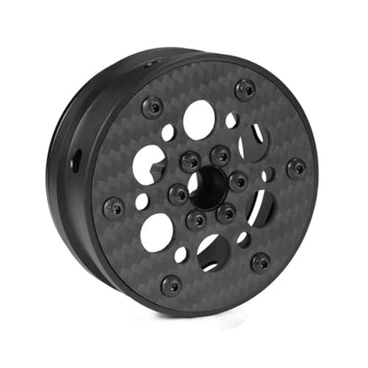 2.2 Beadlock Carbon Fiber Wheels Rims for 1/10 RC Crawler Cheater Rigs | Upgrade 4pcs,lightweight,beadlock no-glue design,For Capra SCX10 Pro TRX4 TF2 Element Enduro,improves climbing traction. - style: B