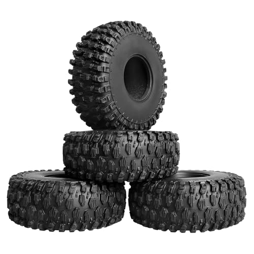 1/10 RC Crawler Tires 2.2inch for Traxxas TRX-4 Axial SCX10 RR10 Wraith 1/10 RC Rock Crawler (4PCS)