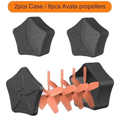 2pcs Propellers Storage Case for DJI Avata Accessories | Drone Propellers Dustproof Storage Box, for DJI Avata Propellers