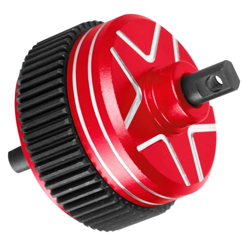 Complete Differential Assembly Upgrades Part for 1/10 Drag Slash C10 F0rd Mustang,(is Ready-toinstall in Any Magnum 272R Transmission) RC Steel Complete Diff Gear,Replace #9480,Red - color: Red - (Complete Differential Assembly)
