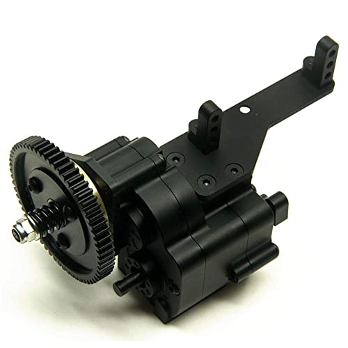AX2 2 Aluminum Speed Transmission Case Gearbox for AXIAL Wraith 90018 90053 90048 1/10 RC Crawlers Black