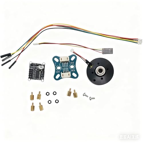 2804 Brushless Outrunner Hollow Shaft DC Motor Kit with AS5600 Magnetic Encoder & SimpleFOC Mini Driver Board for Gimbal Drones