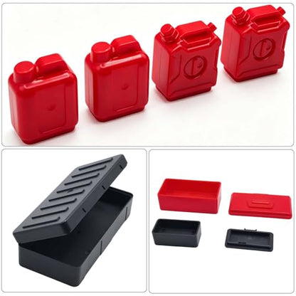 1:18 RC Roof Rack Upgrades Parts Accessories for 1/18 RC Crawler Car TRX4M FMS (Light & Roof Rack)
