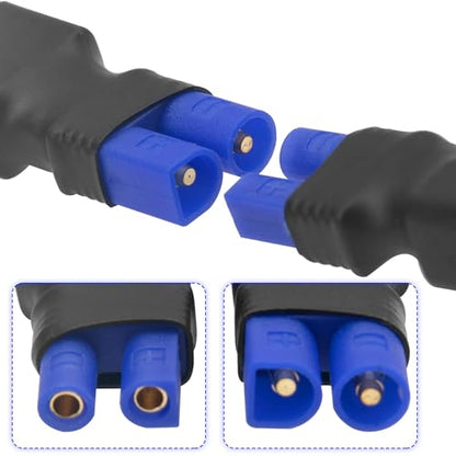 2Pairs Vgoohobby EC2 to T Plug Adapter Connector Female Male Plugs Adaptor for RC FPV Drone Car Boat Lipo NiMH Battery Charger ESC