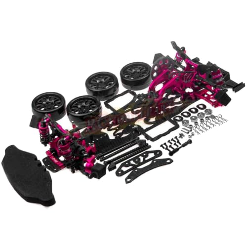 1/10 Alloy & Carbon Chassis Sakura D4 RWD Drift Car Frame Body Kit #KIT-D4RWD