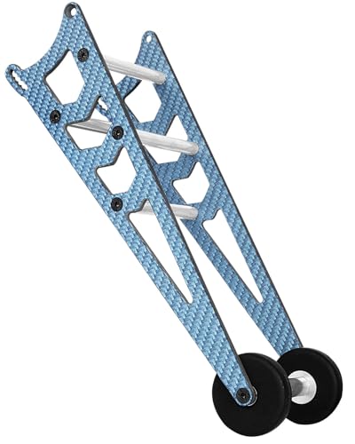 RC Carbon Adjustable Wheelie Bar Kit Tail Wheel Head up Wheel Upgrades Part for 1/10 Slash,Rustler,Bandit,Stampede VXL 2WD,Carbon Adjustable Wheelie Bar w/Mount Hops Up,Navy Blue - color: Navy Blue（upgrades Part）
