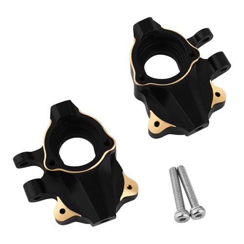 Heavy Duty Brass Skid Plate, Steering Knuckle, Outer Inner Portal Housing and Diff Cover for 1/18 RC Redcat Ascent-18 Upgrade Parts