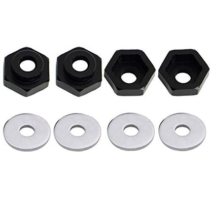 12mm to 17mm Metal Wheel Hex Adapter Converter & 1/8 RC Buggy Off Road Tires and Wheels Rim 17mm Drive Hex