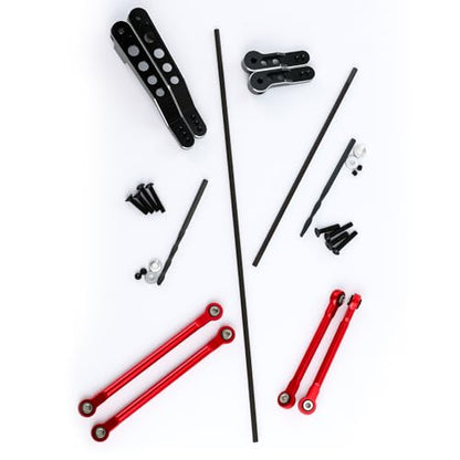 Aluminum Front Rear Sway Bar Set for 1/7 UDR Unlimited Desert Racer | UDR upgrades,3mm Spring Steel Anti-Roll Bar,Lightweight and durable