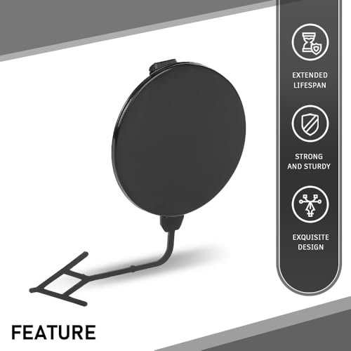 LQI Rear Bumper Tow Hook Eye Cover Cap Black | Compatible with Audi A6 & A6 Quattro 2012-2015, Fit Models Without S-Line Package 4G5807441GRU, AU1129101 - size: Rear | Fit Audi A6 & A6 Quattro 2012-2015