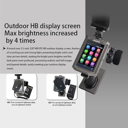 GoolRC Flysky Noble NB4 Pro+ 2.4GHz 18CH Radio Transmitter with FGr4B & FGr8B Receiver, 3.5 Inch IPS Touch Screen Remote Controller with Receiver for RC Car Boat
