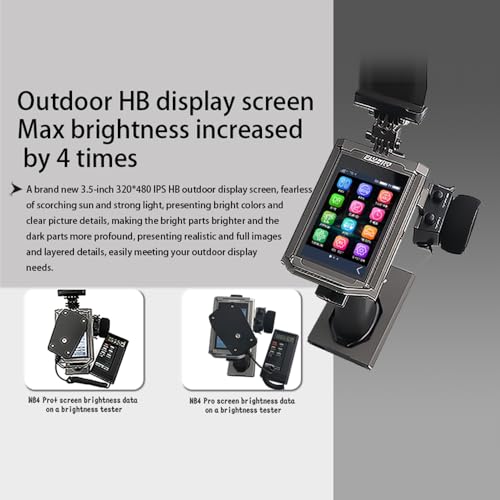 GoolRC Flysky Noble NB4 Pro+ 2.4GHz 18CH Radio Transmitter with FGr4B & FGr8B Receiver, 3.5 Inch IPS Touch Screen Remote Controller with Receiver for RC Car Boat