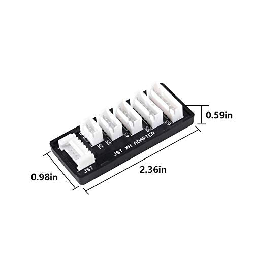 RC Product JST-XH-2-6S Lipo Battery Charge Balance Board, JST XH Board Balance Expansion Charger Adapter gor RC 6S LiPo Battery Charge (4pcs) - color: 4pcs