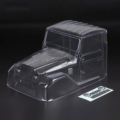 1/10 RC Crawler Car Clear Body 1965 Toyota FJ40 Truck Cab PC Clear Body for RC Crawler Axial SCX10 Traxxas TRX4 YIKONG 4102 RGT 86100 Redcat GEN8 DIY