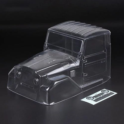 1/10 RC Crawler Car Clear Body 1965 Toyota FJ40 Truck Cab PC Clear Body for RC Crawler Axial SCX10 Traxxas TRX4 YIKONG 4102 RGT 86100 Redcat GEN8 DIY