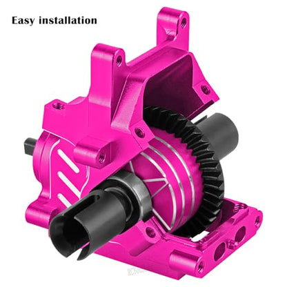 RC 43T/10T Front&Rear Diff Gear Differential Upgrades Part for 1/8 Kraton,Outcast,Notorious,Talion 6s BLX/EXB,1/7 Big Rock,Fireteam,Mojave 6s BLX,Pink - color: Pink-(upgrades）