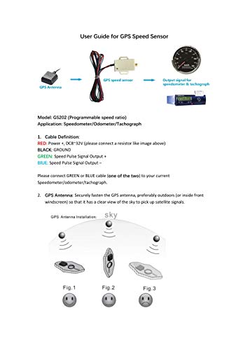 ELING Mini Universal GPS Speedometer Signal Sensor Sender Adapter Kit Easy Installation
