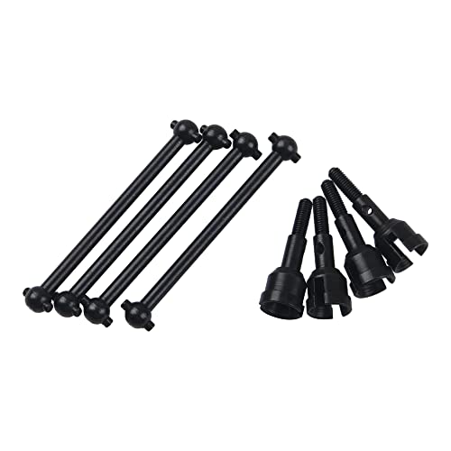 ShareGoo Steel Drive Shaft & Wheel Stub Axle Dogbones Adapter Axle Hub Compatible with WLtoys A959 A969 A979 K929 1/18 RC Car Buggy