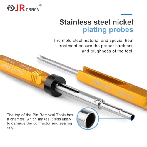 JRready ST5142 Removal and Installing Tool Kit:DRK12B+DRK16B+DRK20B+DAK12B+DAK16B+DAK20B Removal and Installing Tool Kit for MIL-C-81969 Series and Some of Non-MIL Round Contacts - color: ST5142