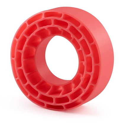 Super Soft Silicone Rubber Inserts fit for 68-72mm*24-27mm 1.3" Tires, RC Tire Inserts for TRX4M SCX24 1/18 1/24 Crawler Tire, Replacement of Sponge Foams 4pcs (Pink) - color: Pink
