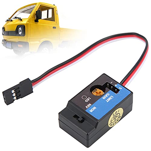 RC Racing Car Mini Auxiliary Gyroscope with SMM System for Drifting High Stability, Analog and Digital Steering Gear Compatible RC Mini Gyroscope Module for WPL D12
