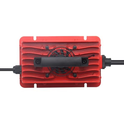 14.6V 30A LiFePO4 Battery Charger, Intelligent AC-DC LiFePO4 Lithium Battery Smart Charger for 12V (12.8V) Lithium Iron Phosphate Batteries, Support Fast Charging Waterproof IP65