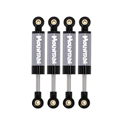 INJORA RC Shock Absorber Damper Metal 40mm Internal Spring Air Shocks for 1/24 RC Crawler Car Upgrade Axial SCX24 Deadbolt AXI90081 AXI00002 AXI00001（Grey） - color: Grey