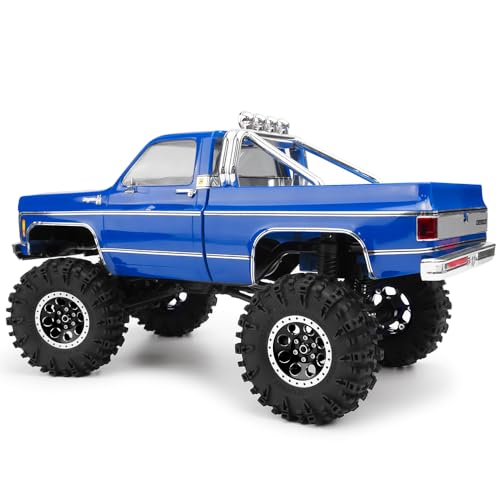 MORLORDY 4Pcs 1.3" Tires - 70mm High Rebound Rubber Tires with Foam Inserts for 1/18 1/24 Micro Crawlera TRX4M SCX24 Upgrade Parts, Style A - color: Style A