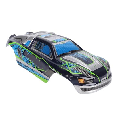 SUNGOOYUE 1/16 Body Shell Rc Car Body Shell, Replacement for Scy16101 Scy16102 1:16 Offroad Trucks, with Graffiti Design (Blue) - color: Blue