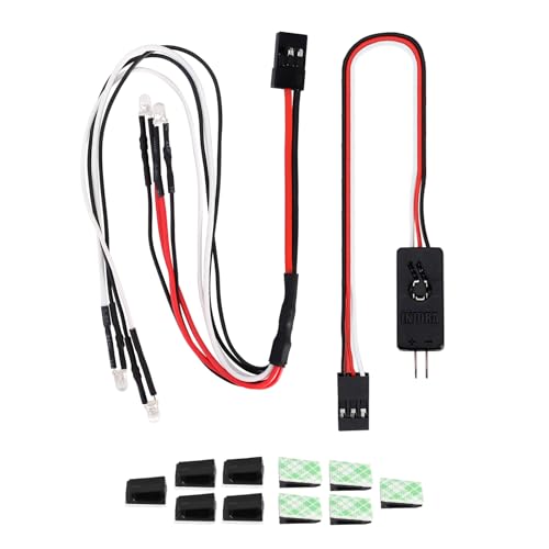 INJORA LED Lights Headlight Taillight with Controller Switch for 1/18 TRX4M