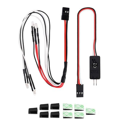 INJORA LED Lights Headlight Taillight with Controller Switch for 1/18 TRX4M