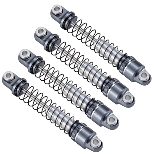 4PCS/1Set Aluminum Shocks 22mm 25mm 28mm Extended Absorber Damper 1/30th for AXIAL SCX30 RC Crawler Car Upgrade Parts - size: 28mm