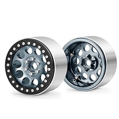 Benedict Harry Aluminum Alloy 2.2" Beadlock Wheels Rims for 1/10 RC Rock Crawler Car Axial Wraith RR10 SCX10 90046 YETI D90 CC01