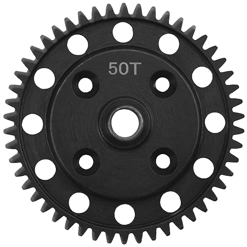 Steel 50T Spur Gear Main Transmission Gear Compatible with Arrma 1/8 Kraton Talion Senton Outcast Notorious 1/7 Infraction Limitless RC Car