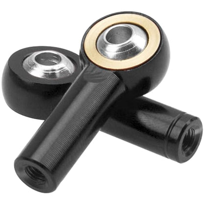 10Pack Vgoohobby Aluminum CW CCW M3 Link Rod Tie Rod End Ball Head Joint Holder 26mm Compatible with Axial Redcat HSP Traxxas HPI 1/10 RC Car Truck DIY Robot Boat Airplane (Black) - color: Black