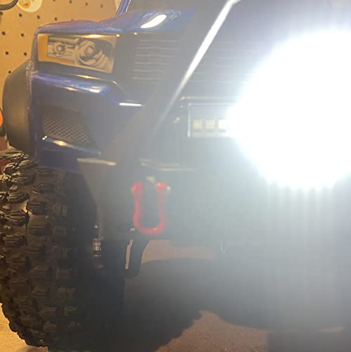 RC Light Bar 12LED Roof Lamp for 1/10 RC Crawler | Super bright,50mm/1.97",More robust thicker casing