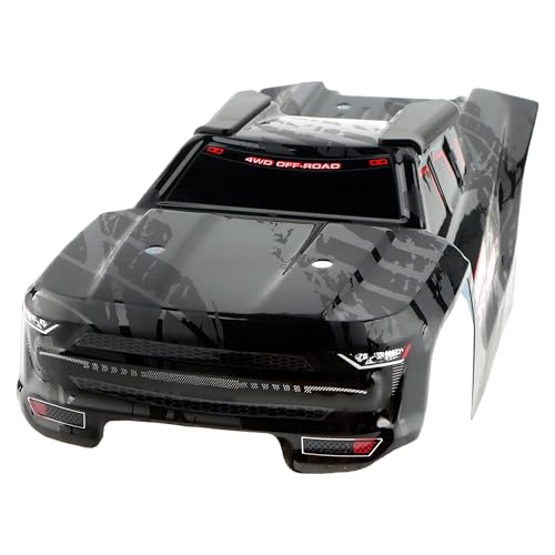 H14BM RC Car Car Shell Body Shell Cover 1430D1 Accessories Spare Parts for 1/14 Scale H14BM 14210 JC14EP HP141 HP141S 1:14 Brushless RC Trucks Vehicle (Black) - color: Black