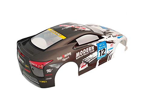 1/10 Scale RC Printed Precut Drift Racing Touring Onroad Car Body Shell Width 190mm with Wing Mirror Accessories (LFA) - style: LFA