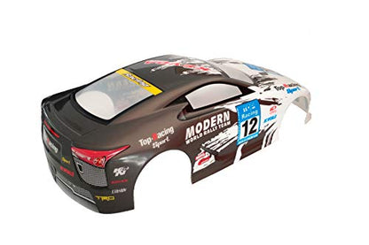 1/10 Scale RC Printed Precut Drift Racing Touring Onroad Car Body Shell Width 190mm with Wing Mirror Accessories (LFA) - style: LFA