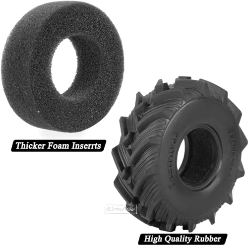 1.0 Beadlock Wheel Rims for 1/24 1/18 RC Crawler Car SCX24 TRX4M,Black Coating Brass 1.0 RC Beadlock Wheels RC Rims,Black